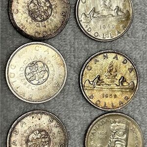 Canadian Silver Dollar Coin Collection